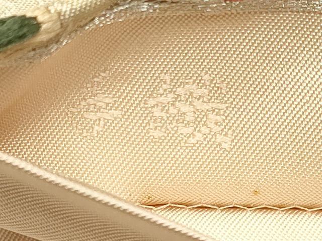 平和屋着物◎六通柄 本袋帯 唐織 手織 草花文 金銀糸 正絹 逸品 CAAT0325ft