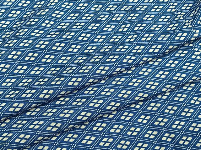 平和屋着物▽小紋 単衣 菱文 洗える着物 AAAV5262mf