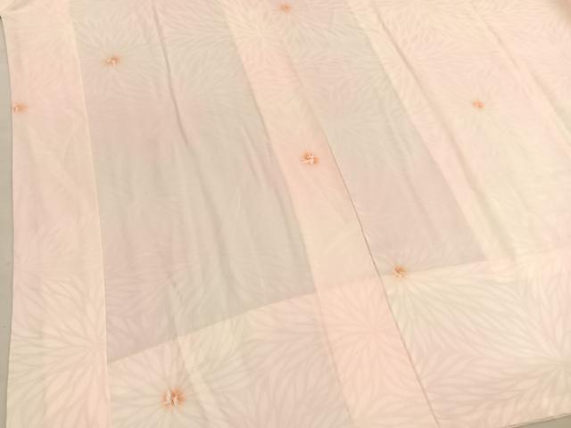 平和屋着物■長襦袢 無双仕立て 絞り 菊 暈し染め 正絹 逸品 BAAT7140hv