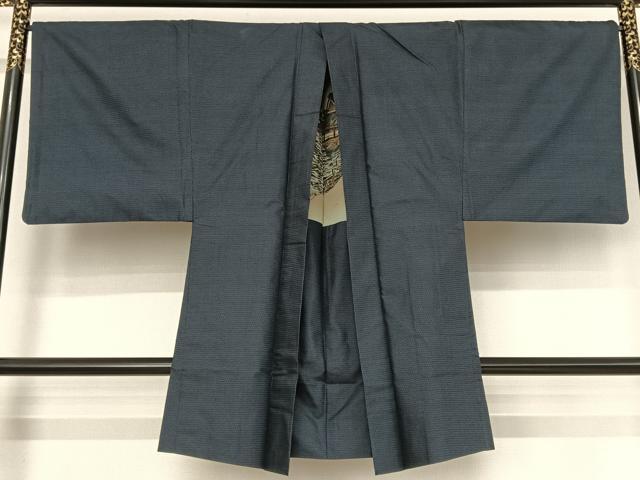 平和屋着物●男性 本場大島紬 アンサンブル 100亀甲 総詰め 正絹 逸品 AAAU4395np