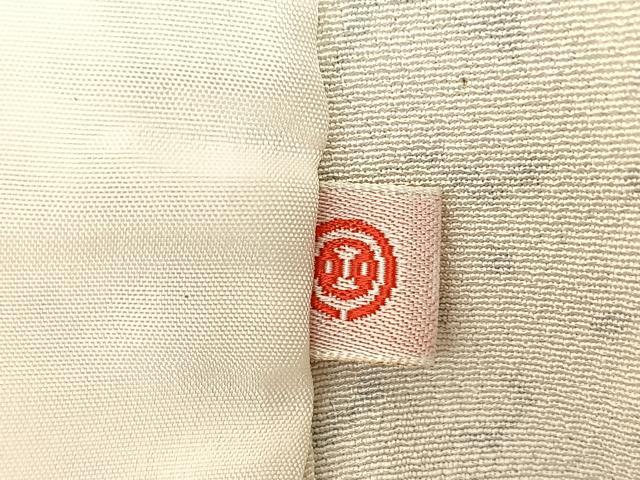 平和屋着物▽上質な小紋 単衣 花蝶文 西武百貨店扱い 正絹 逸品 BAAT9043yc