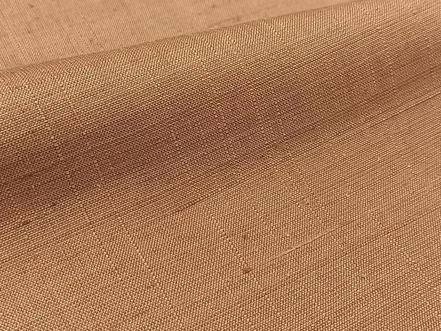 平和屋着物▽上質な紬 単衣 色無地 鴇浅葱色 正絹 逸品 BAAT9073yc