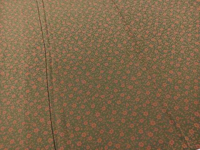 平和屋着物▽上質な小紋 単衣 花尽くし 正絹 逸品 BAAT9079yc