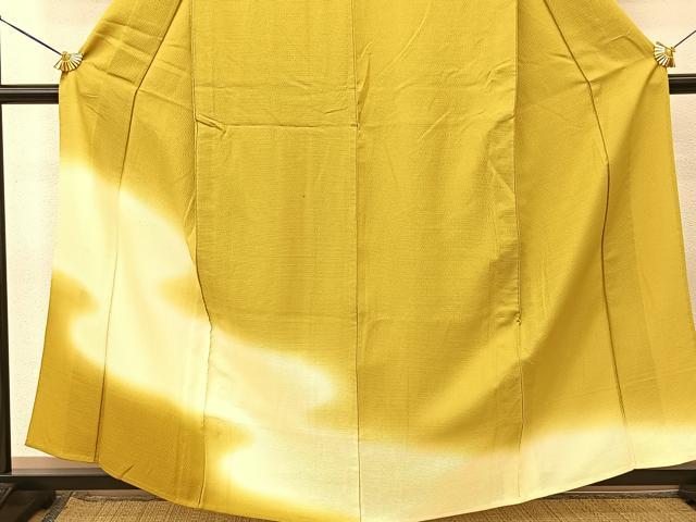 平和屋着物▽訪問着 単衣 霞文 暈し染め 正絹 逸品 BAAT9082yc