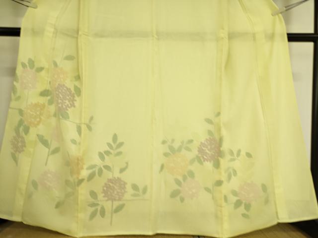 平和屋着物▽訪問着 無双 紗袷 紗×絽 紫陽花 正絹 逸品 未使用 DAAS0714az