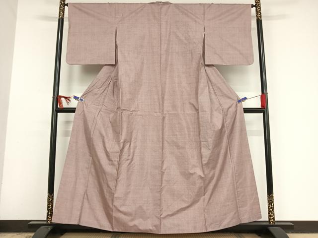 平和屋着物●本場大島紬 7マルキ 麻の葉文様 正絹 逸品 AAAV9170np