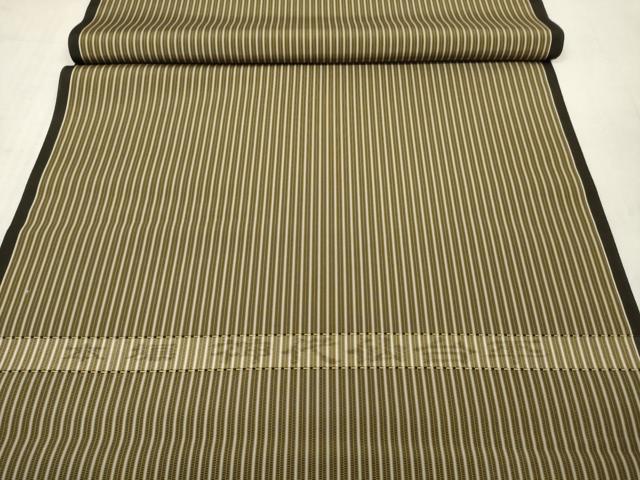 平和屋本店■男性 袴 反物 着尺 仙台平 縞 神尾織物特製 逸品 未使用 DZAA11082kh5