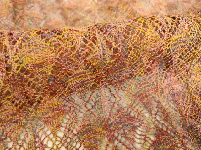 平和屋着物▽道中着 スリーシーズン 春夏秋 塵除け リボン織 花間道 ロング丈 正絹 逸品 DAAT9015az
