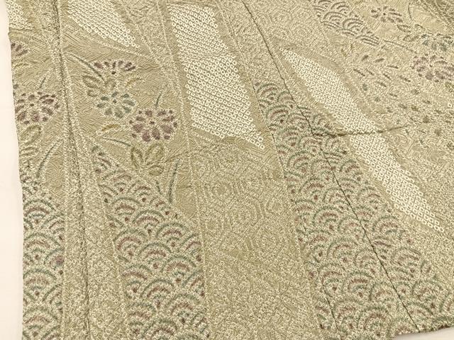 平和屋着物#名門 藤娘きぬたや・総絞り 羽織 吉祥草花文 正絹 逸品 未使用 BAAT8997gt