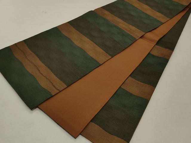 平和屋着物◎六通柄袋帯 横段文 正絹 逸品 CAAS4314qe