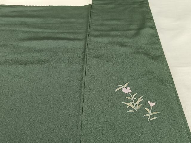 平和屋着物●訪問着 友禅 作家物 枝花文 暈し染め 正絹 逸品 AAAW9066zg