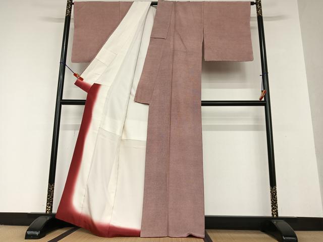 平和屋着物●保田茂 江戸小紋 角通し 反端付き 正絹 逸品 AAAW9092zg