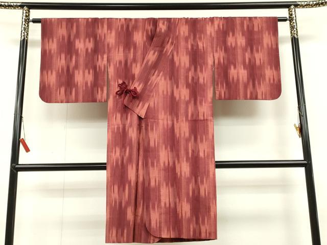平和屋着物∞道中着 紬地 霞吉祥間道 ロング丈 正絹 逸品 CAAT5752id