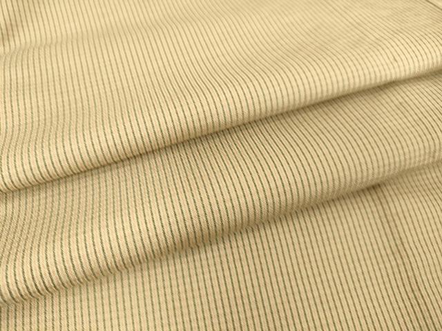 平和屋着物▽上質なお召 単衣 格子 正絹 逸品 DAAT9125az