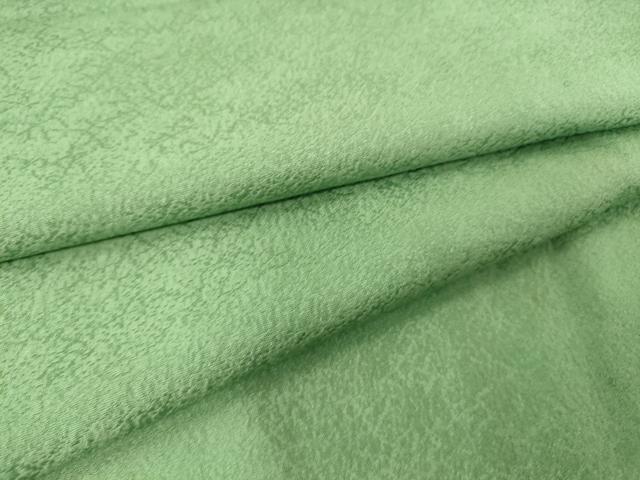 平和屋着物▽上質な色無地 単衣 霞地紋 青竹色 正絹 逸品 DAAT9140az