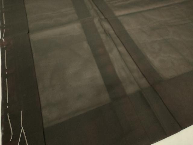 平和屋着物▽羽織 スリーシーズン 春夏秋 塵除け 紗 黒色 正絹 逸品 DAAT9157az