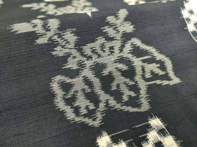 平和屋着物▽上質な紬 単衣 桐文 正絹 逸品 DAAT9101az