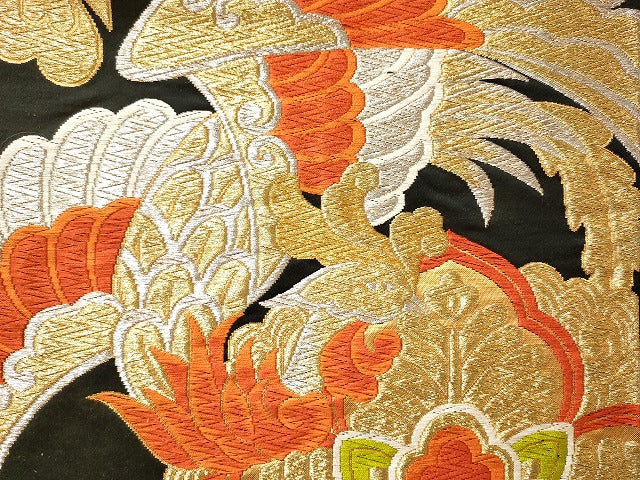 平和屋着物■袋帯 西陣 まとめて100点 鳳凰 向かい鶴 向かい蝶 更紗 花柄 宝相華 金銀糸 など 未使用品あり 全て正絹 se3327