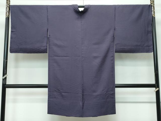 平和屋本店■極上 京都の名門ブランド 銀花仙 BANKANわものや 長羽織 単衣 藤煤竹色 反端付き 逸品 未使用 CZAA2851s5