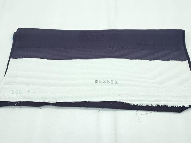 平和屋本店■極上 京都の名門ブランド 銀花仙 BANKANわものや 長羽織 単衣 藤煤竹色 反端付き 逸品 未使用 CZAA2851s5
