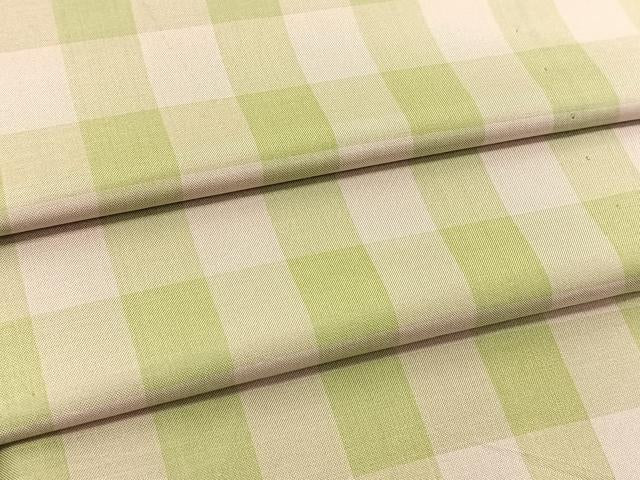 平和屋着物●本場縞大島紬 単衣 格子柄 正絹 逸品 BAAT9134yc