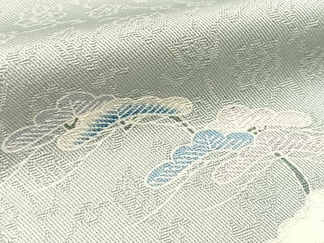平和屋着物▽訪問着 単衣 作家物 老松 暈し染め 正絹 逸品 BAAT9147yc