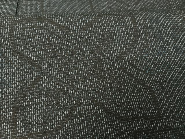 平和屋着物●上質な紬 花繋ぎ 正絹 逸品 未使用 AAAW4275np
