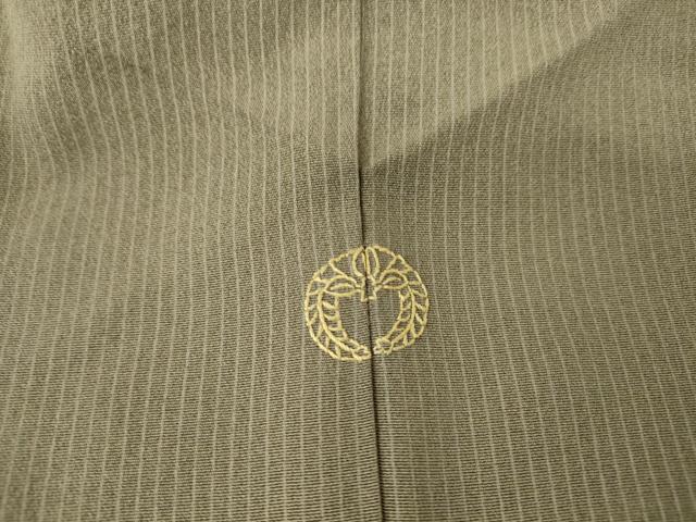 平和屋着物▽上質な小紋 単衣 変わり斜線文 正絹 逸品 DAAT9502az