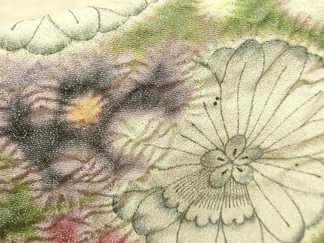 平和屋本店■最高級 初代 久保田一竹 幻の辻が花 太鼓柄袋帯 薫 金通し地 共箱付き 逸品 DZAA7454kh5