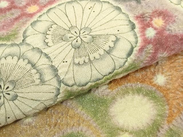 平和屋本店■最高級 初代 久保田一竹 幻の辻が花 太鼓柄袋帯 薫 金通し地 共箱付き 逸品 DZAA7454kh5