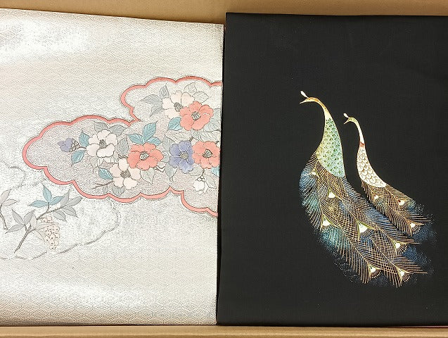 平和屋着物■名古屋帯 まとめて100点 孔雀 人物 能 花柄 楽器 駒刺繍 佐賀錦 金彩 銀糸 など 着用可能多数 未使用品あり 全て正絹 mmm846