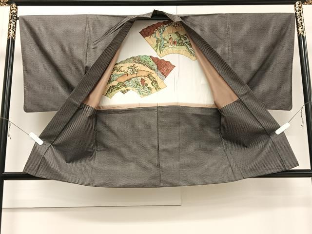 平和屋着物#男性 本場大島紬 羽織 100亀甲 総詰め 正絹 逸品 CAAV5623id