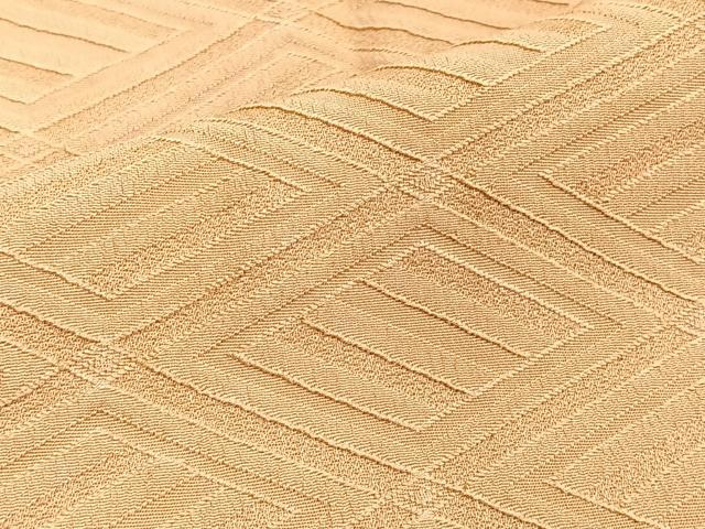 平和屋着物∞道行コート 天井地紋 洒落柿色 大丸扱い 正絹 逸品 CAAV5628id