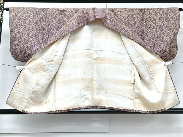 平和屋着物∞道中着 七宝花文 正絹 逸品 CAAV5653id
