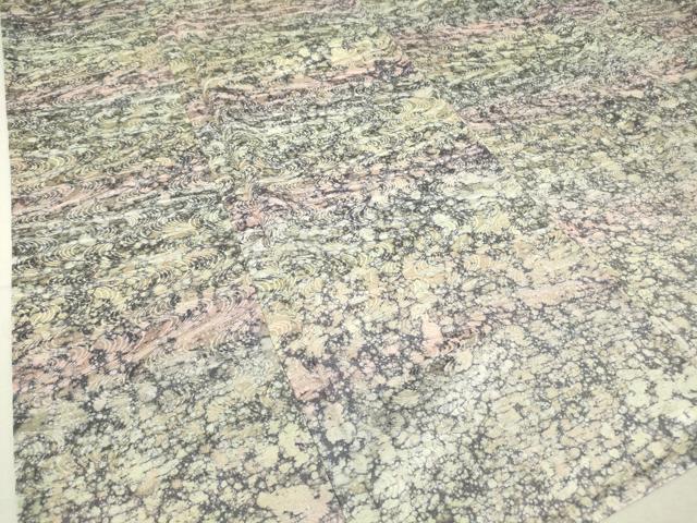平和屋着物▽上質な小紋 単衣 霞流水文 正絹 逸品 DAAT9831az