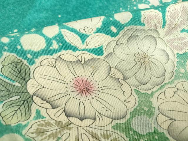 平和屋着物▽訪問着 単衣 作家物 辻が花 暈し染め 正絹 逸品 DAAT9881az