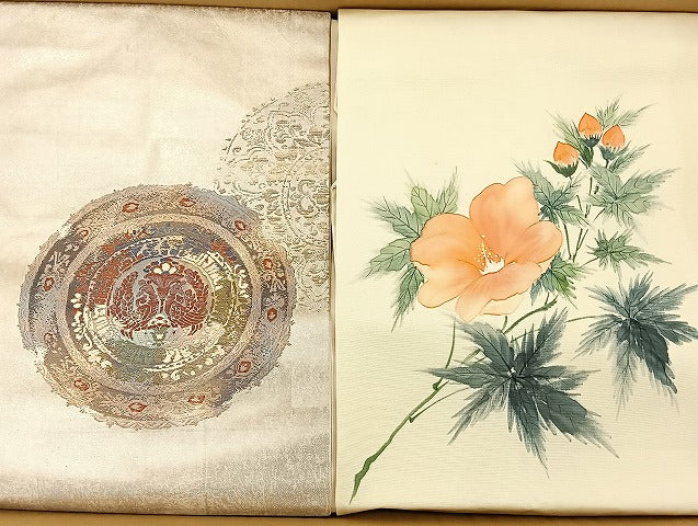 平和屋着物■名古屋帯 まとめて100点 向かい鳳凰 鴛鴦 菊 花柄 作家物 手描き 金銀糸 など 着用可能多数 未使用品あり 全て正絹 mmm909