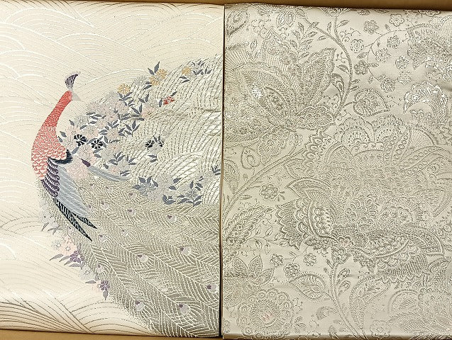 平和屋着物■名古屋帯 まとめて100点 孔雀 尾長鳥 鴛鴦 更紗 花柄 金銀糸 など 着用可能多数 未使用品あり 全て正絹 mmm913