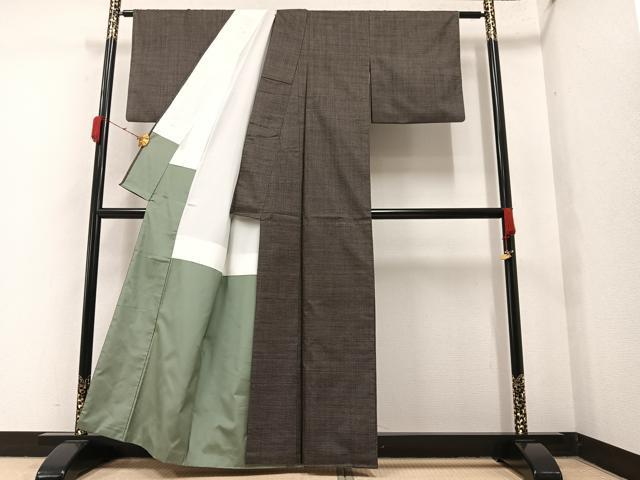 平和屋着物●本場大島紬 100亀甲 総詰め 正絹 逸品 AAAY5606ph