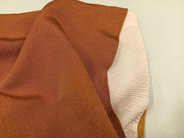 平和屋着物●染色作家 斉藤三才 江戸小紋 極小鮫小紋柄 正絹 逸品 AAAY5983ph