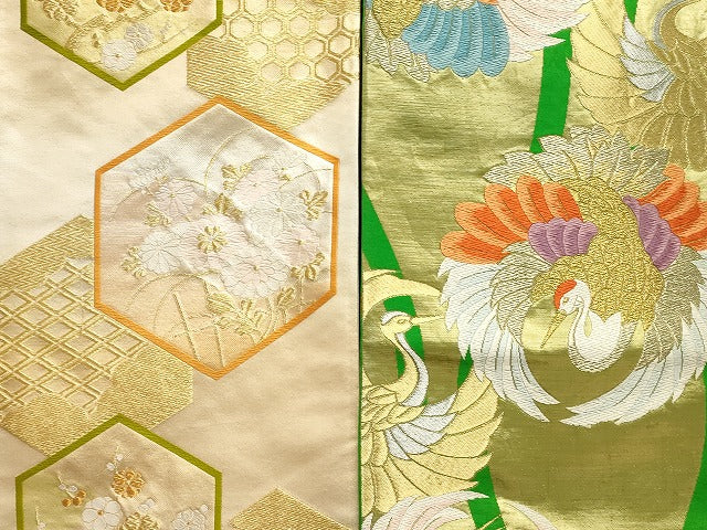 平和屋本店■袋帯 西陣 まとめて100点 鳳凰 鶴 蝶 更紗 花柄 宝相華 作家物 金銀糸 など 着用可能多数 未使用品あり 全て正絹 se3454