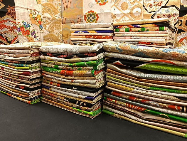 平和屋着物■袋帯 西陣 まとめて100点 鳳凰 向い鶴 向い蝶 風景 更紗 花柄 正倉院 金銀糸 など 着用可能多数 未使用品あり 全て正絹 mmm925