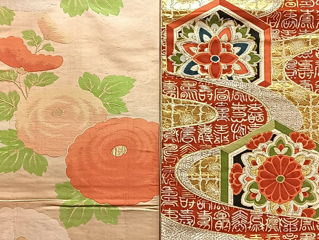 平和屋着物■袋帯 西陣 まとめて100点 向い鳳凰 向い鶴 蝶 花柄 楽器 七宝 正倉院 金銀糸 など 着用可能多数 未使用品あり 全て正絹 mmm932
