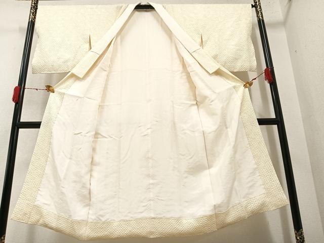 平和屋着物●長襦袢 袷 総絞り 正絹 逸品 AAAY7947ph