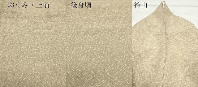 平和屋着物●江戸小紋 極々大小あられ 反端付き 正絹 逸品 CAAV6637vf