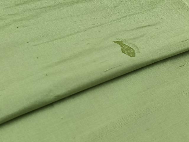平和屋着物▽上質な紬 単衣 陶器文 正絹 逸品 AAAY9436jh