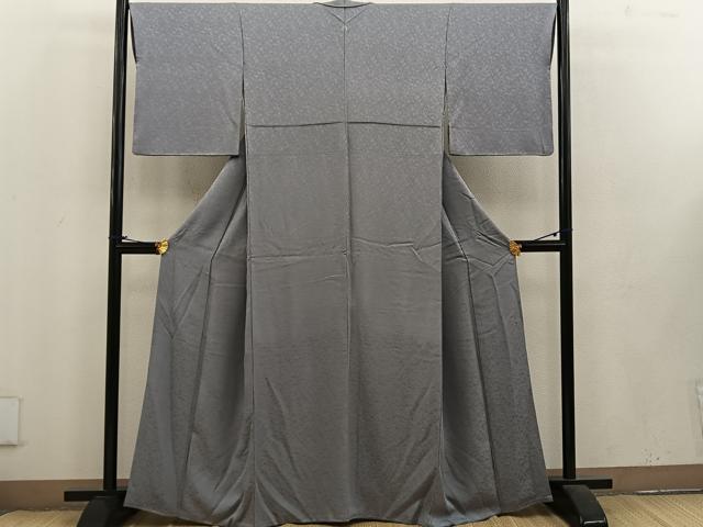 平和屋着物●上質な色無地 利休白茶色 三越扱い 正絹 逸品 BAAU4537mz