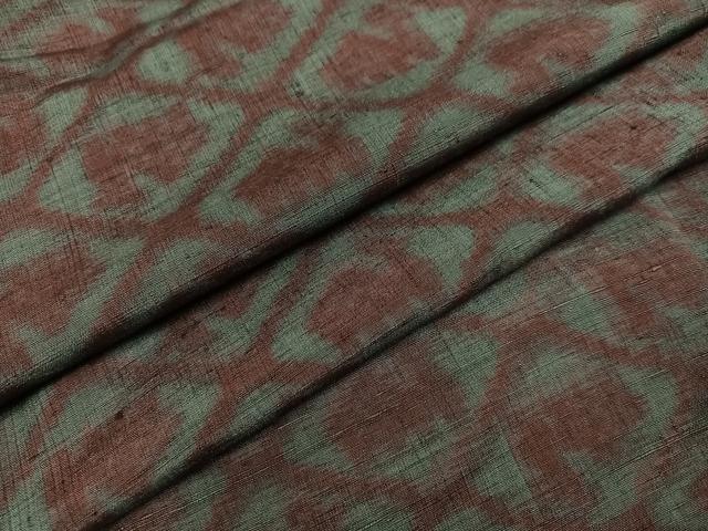 平和屋着物●上質な紬 有栖川文様 正絹 逸品 AAAZ1762ph