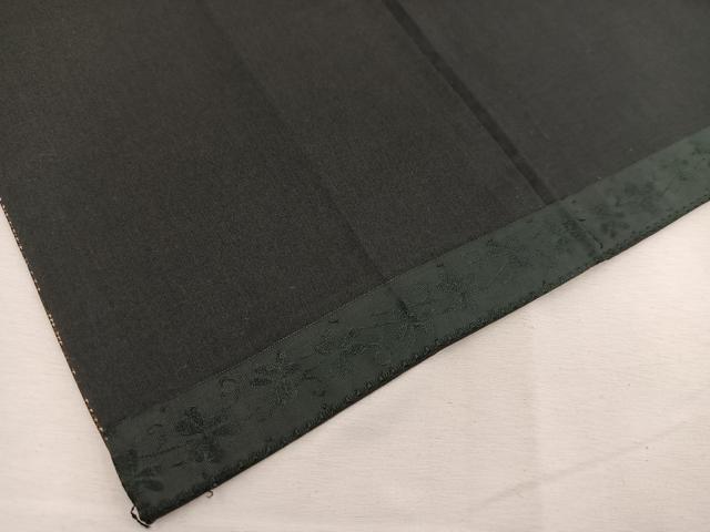 平和屋着物●本場大島紬 7マルキ 草花尽くし 正絹 逸品 BAAU4767gt