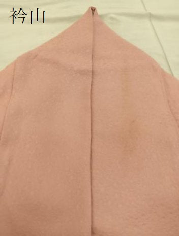 平和屋着物●上質な色無地 ときから茶色 正絹 逸品 BAAU4503mz